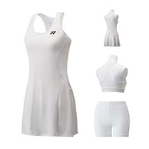 WOMEN'S DRESS WITH INNER SHORTS 20405 White